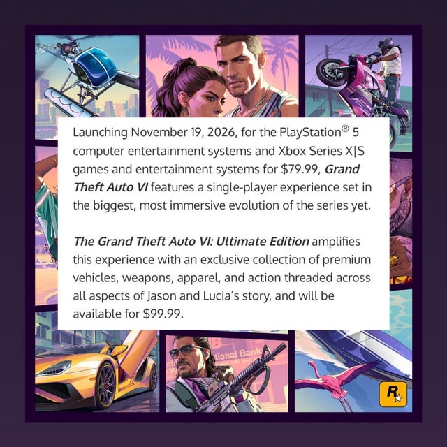 GTA 6 Could Give PS5 a Major Sales Boost as Sony Battles Rising Hardware Costs