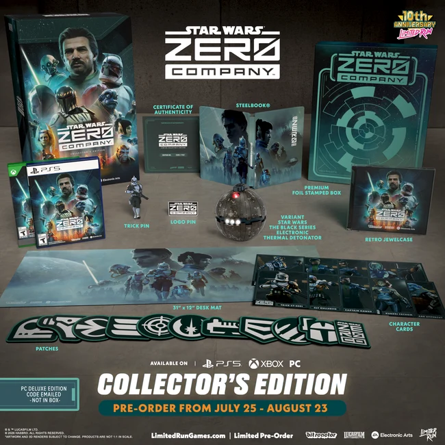 Star Wars Zero Company Reveals New Details at SDCC 2026 Ahead of August Launch