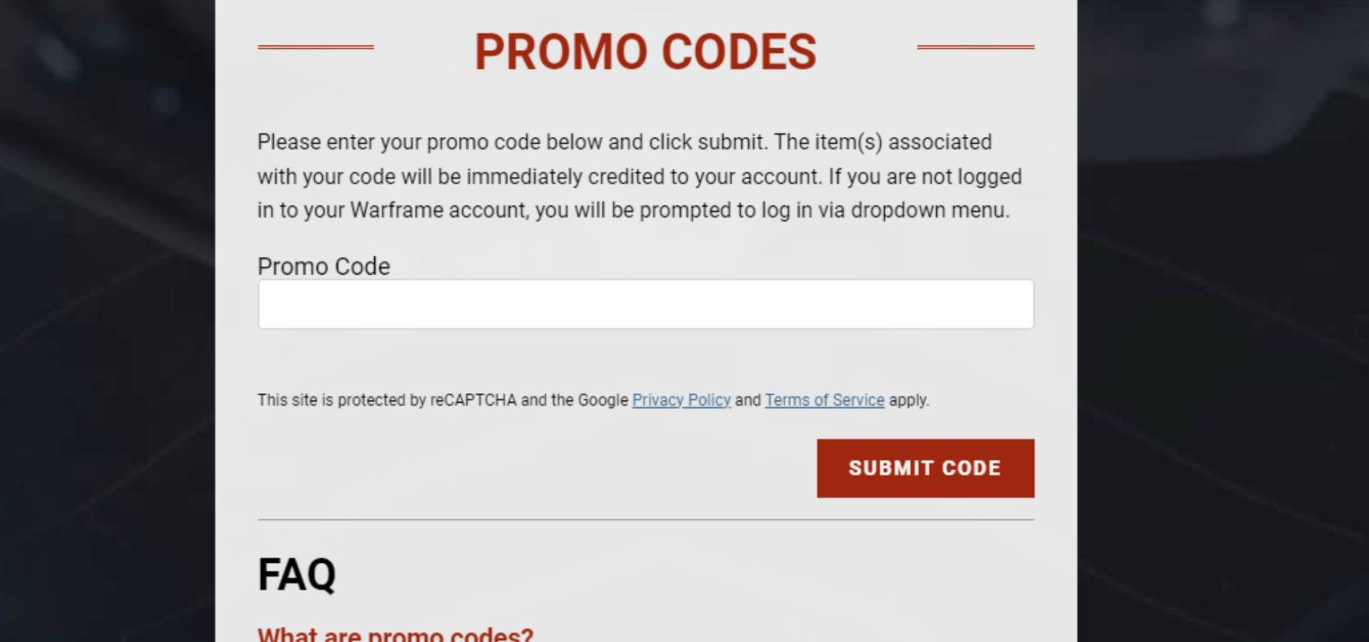 Warframe Codes July 2026 Active Promo Codes and Free Rewards