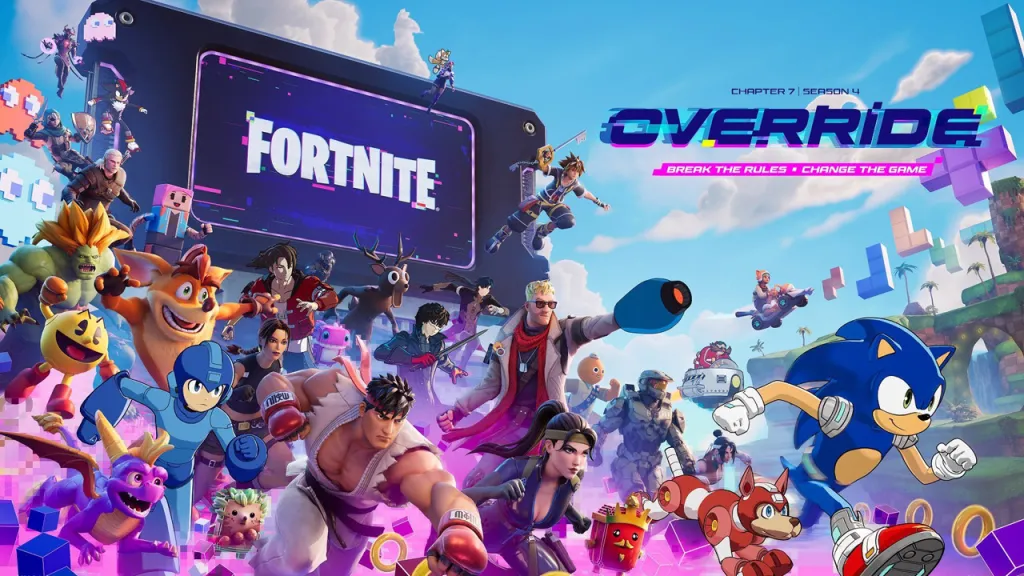 Fortnite Chapter 7 Season 4 Override Trailer Reveals New Map Changes and Collaborations